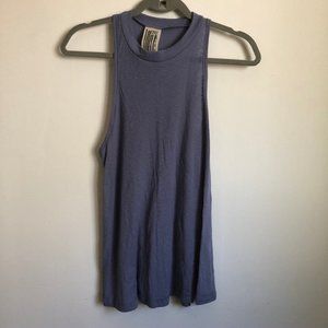 Free People Ribbed Mock Neck Tank